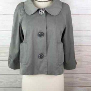 NWT Vertigo Paris Gray Jacket with Yellow Lining